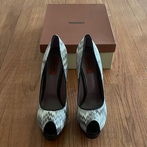 Missoni heels NIB